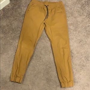 Khaki jogger pants